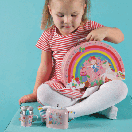 Tin Tea Set - Rainbow Fairy