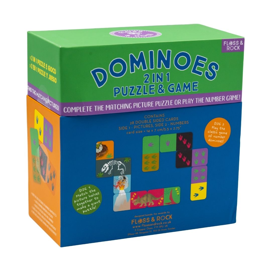 Dominos Game Numbers and Puzzle Floss & Rock