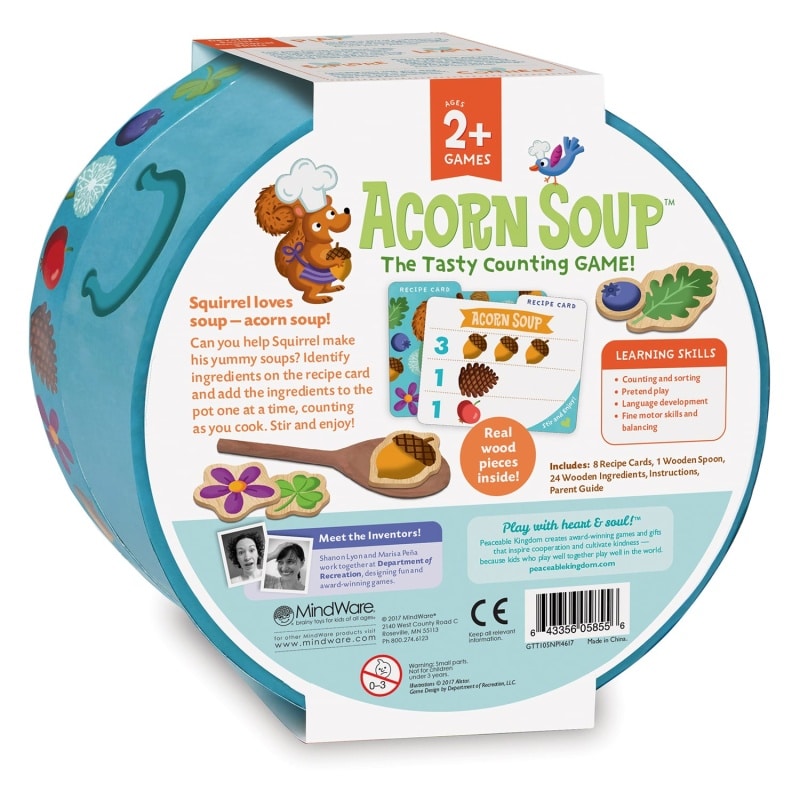 Peaceable Kingdom Acorn Soup Board Game - SugarDots