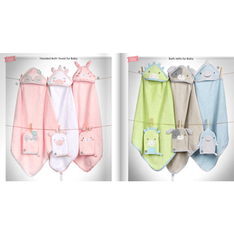 hooded towel bath mitt