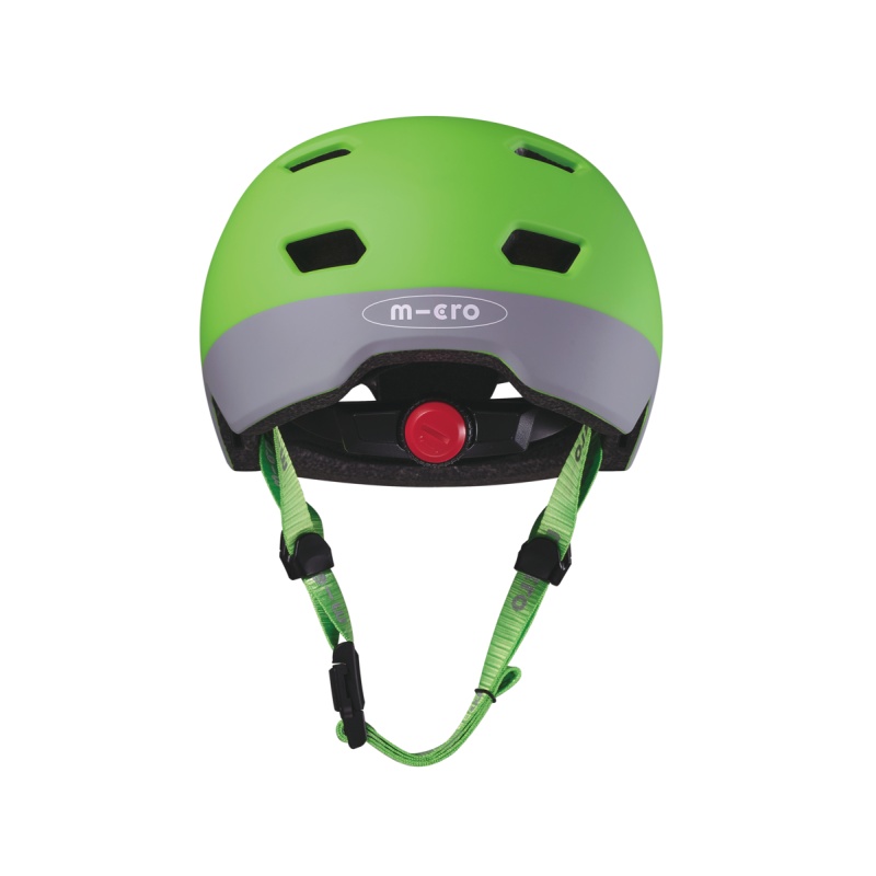 neon green helmet