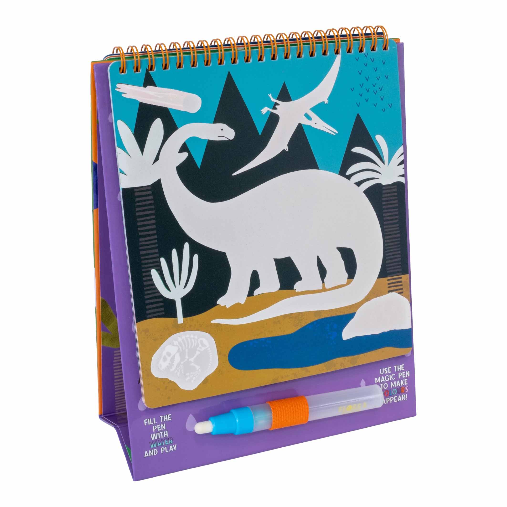 Magic Colour Changing Watercard Easel and Pen, Floss&Rock - Enchanted