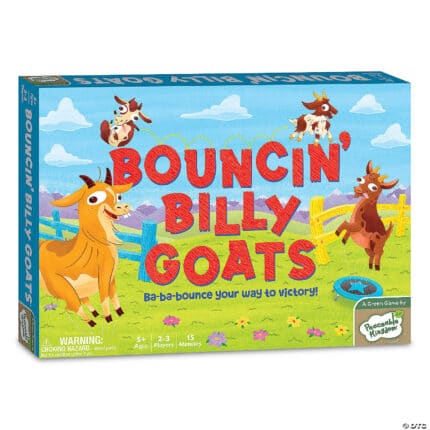 Peaceable Kingdom Bouncing Billy Goats Strategy Game