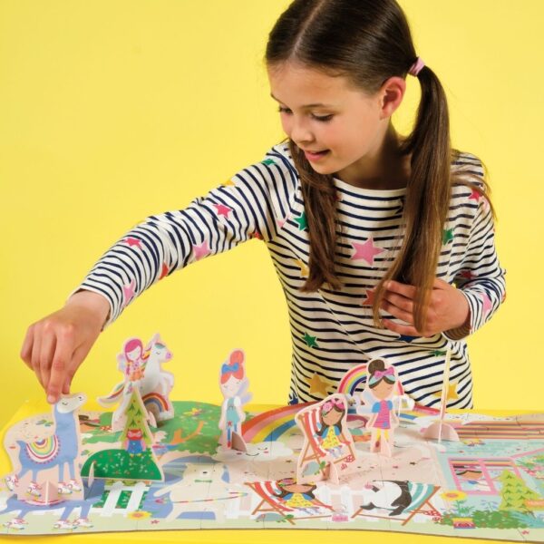 Floss & Rock Giant 60 Piece Puzzle with Pop Out Pieces - SugarDots