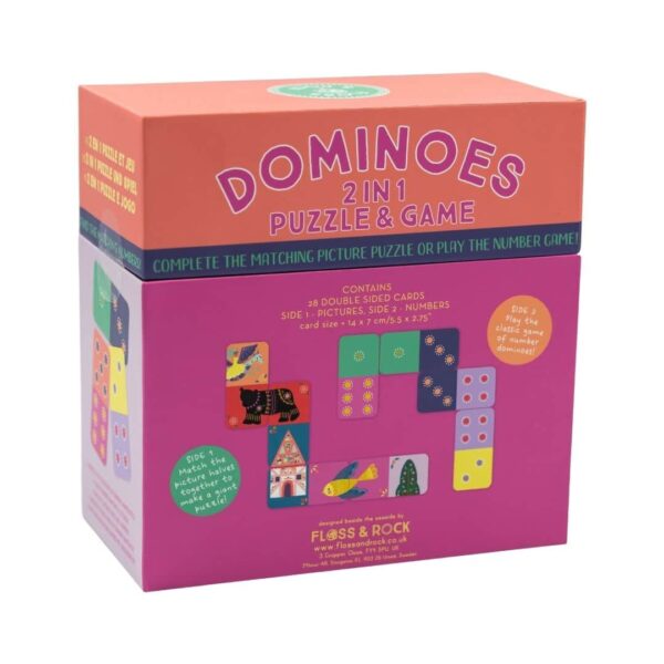 Floss & Rock Dominos Game Numbers and Puzzle - SugarDots