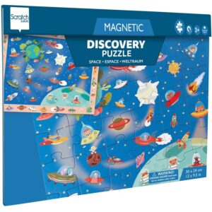 Scratch Europe Magnetic Observation 30 Piece Puzzle Space Discovery