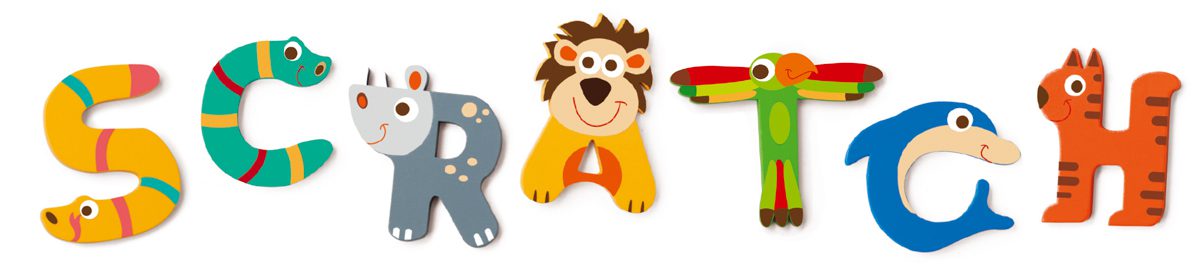 Scratch Europe Deco Wooden Door Letters