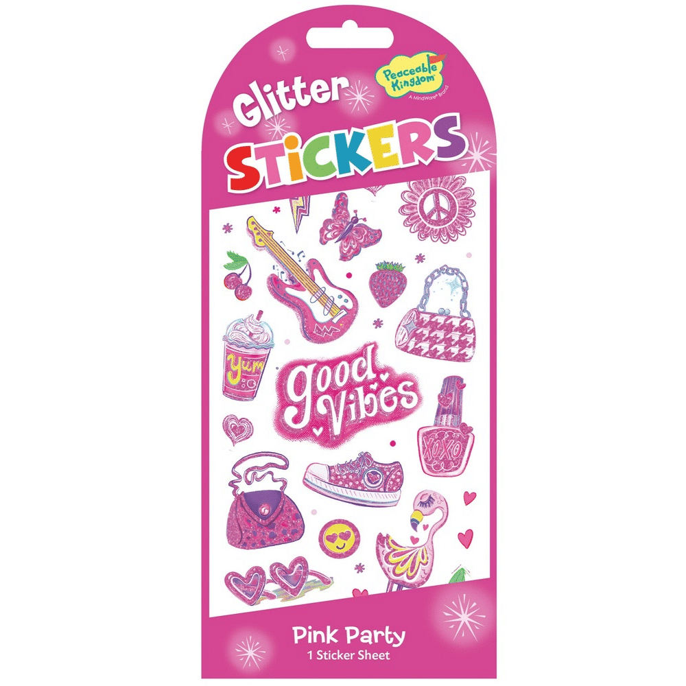 Peaceable Kingdom Glitter Stickers