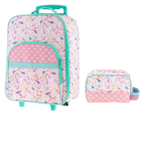 Stephen Joseph Luggage and Toiletry Bag Set Unicorn