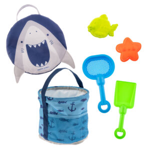 Stephen Joseph Collapsible Beach Bucket with Toys