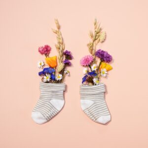 Dou Dou Et Compagnie Newborn Socks Grey